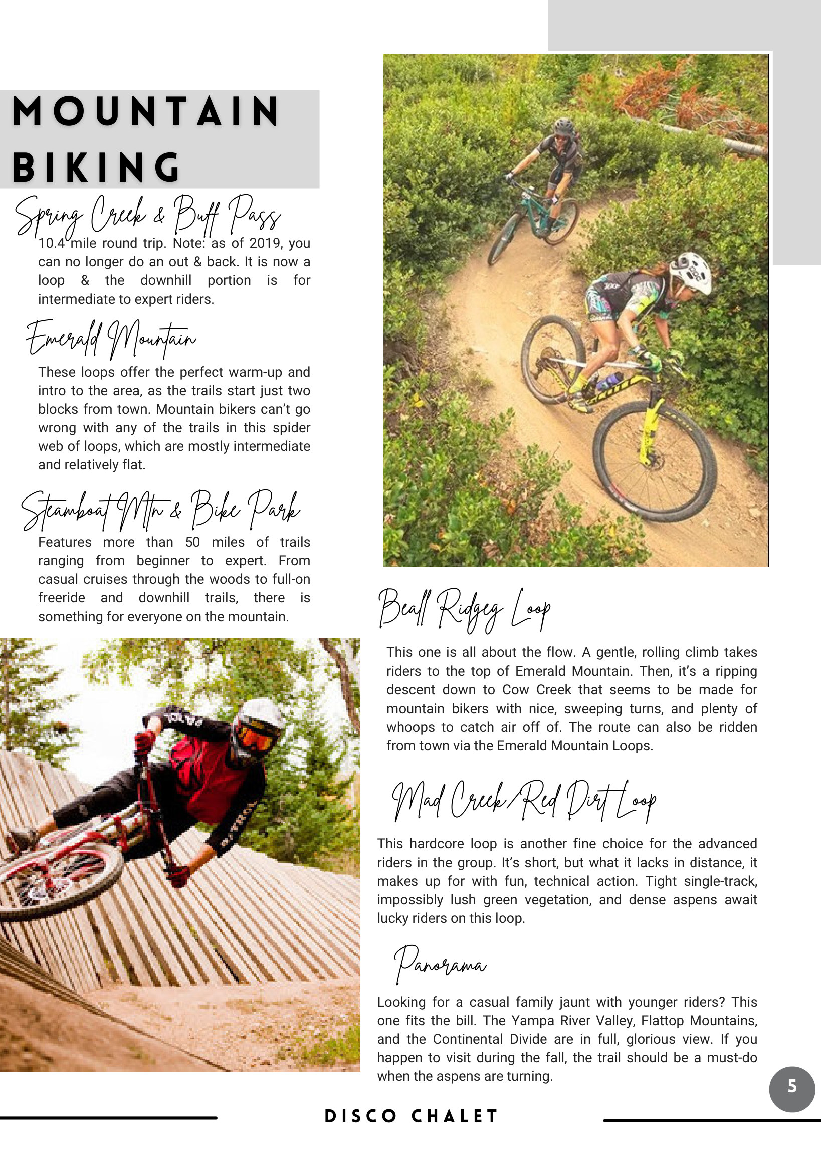 Mountain biking guide: Spring Creek & Buffalo Pass, Emerald Mountain, Steamboat Bike Park and more local loops